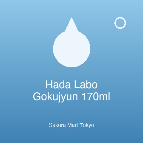 Hada Labo Gokujyun Hydrating Lotion 170ml