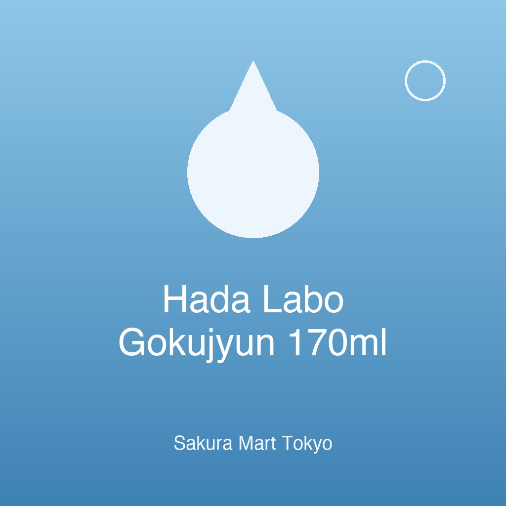Hada Labo Gokujyun Hydrating Lotion 170ml