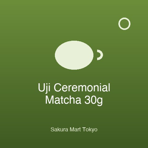 Uji Ceremonial Matcha 30g