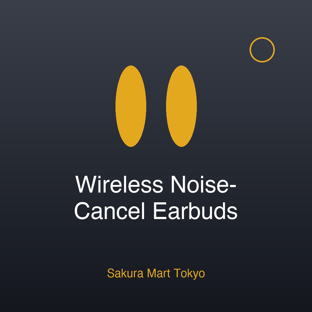 Wireless Noise-Cancelling Earbuds
